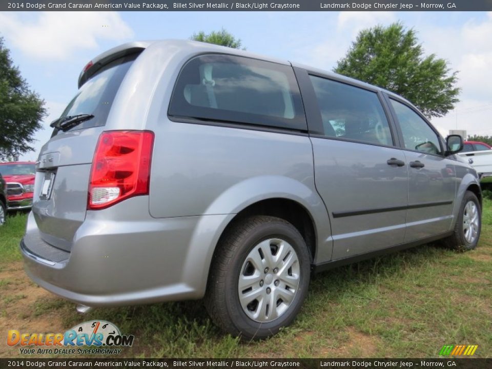 2014 Dodge Grand Caravan American Value Package Billet Silver Metallic / Black/Light Graystone Photo #3