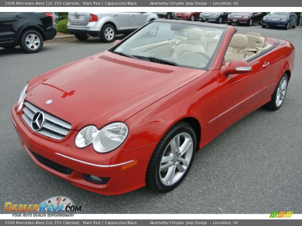 Front 3/4 View of 2008 Mercedes-Benz CLK 350 Cabriolet Photo #24