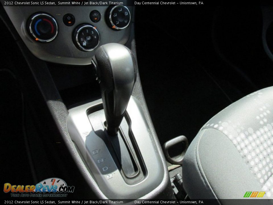 2012 Chevrolet Sonic LS Sedan Summit White / Jet Black/Dark Titanium Photo #15