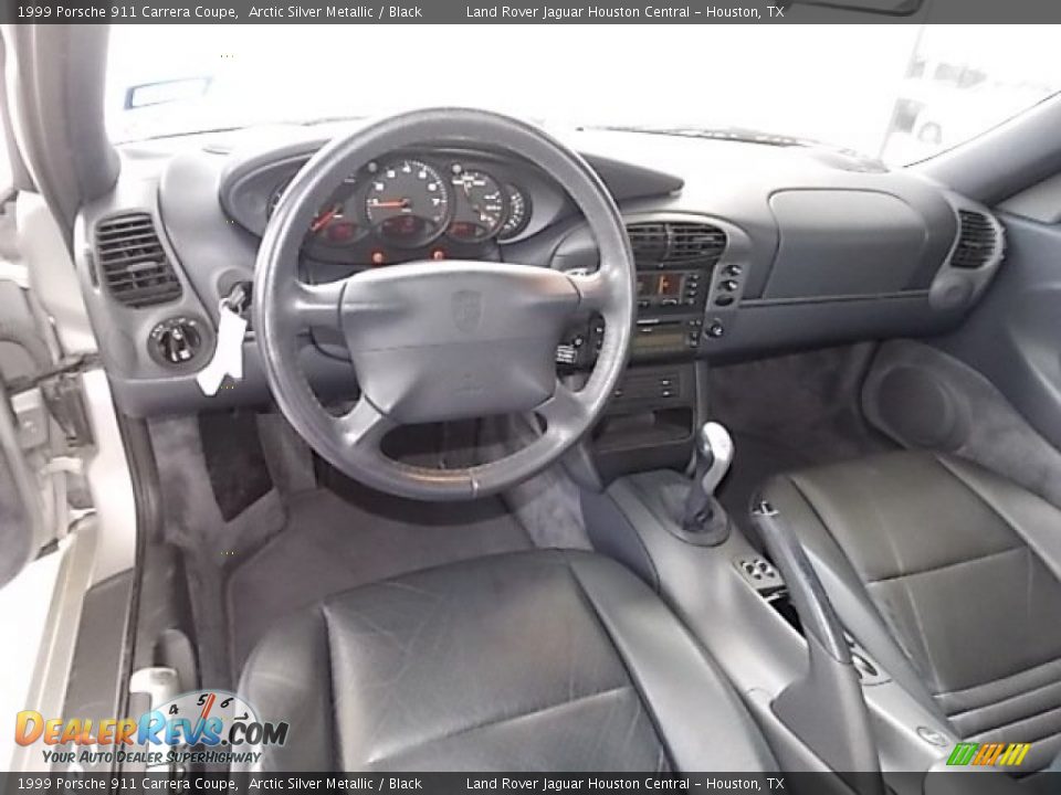 1999 Porsche 911 Carrera Coupe Arctic Silver Metallic / Black Photo #2