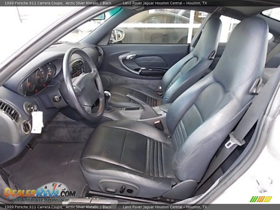1999 Porsche 911 Carrera Coupe Arctic Silver Metallic / Black Photo #3