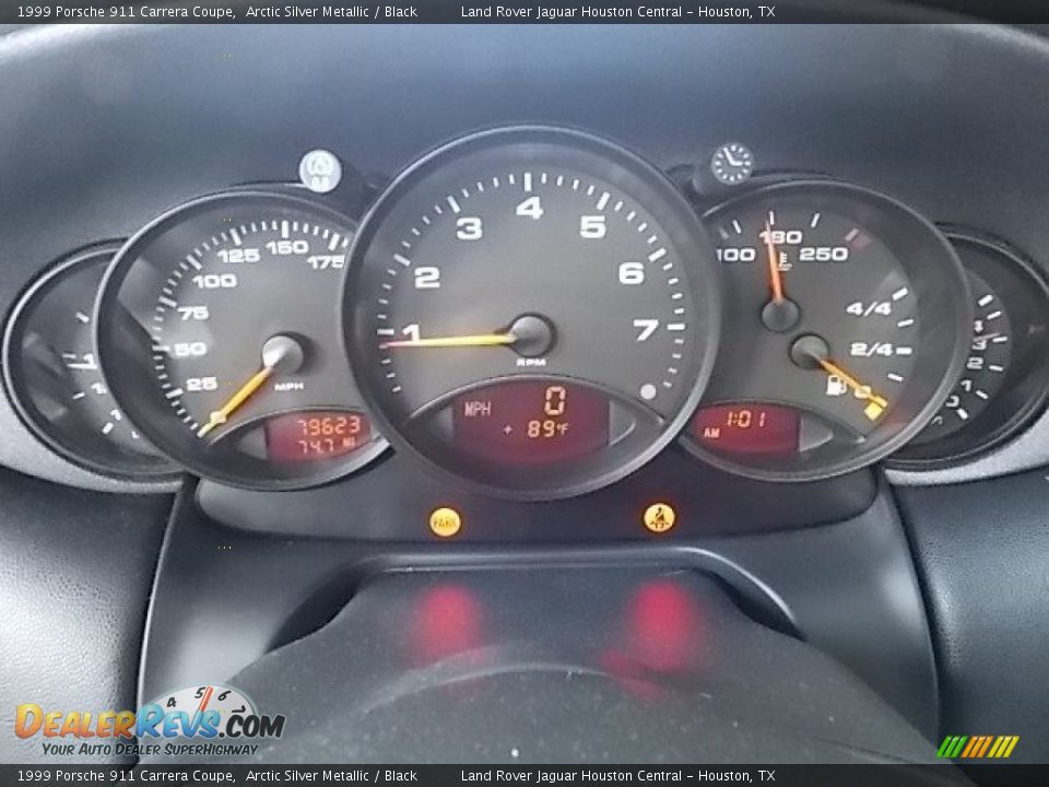 1999 Porsche 911 Carrera Coupe Arctic Silver Metallic / Black Photo #31