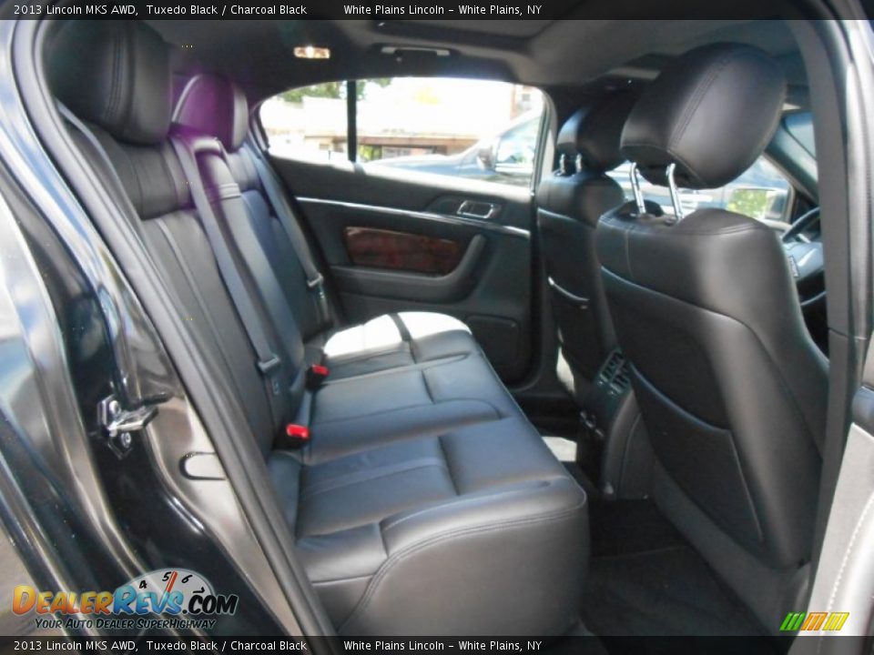 2013 Lincoln MKS AWD Tuxedo Black / Charcoal Black Photo #9
