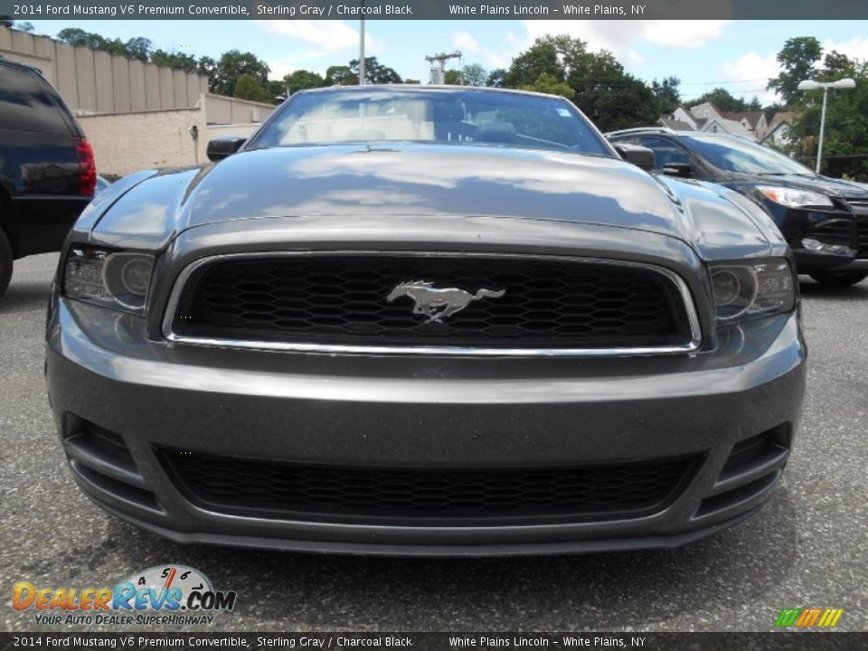 2014 Ford Mustang V6 Premium Convertible Sterling Gray / Charcoal Black Photo #3