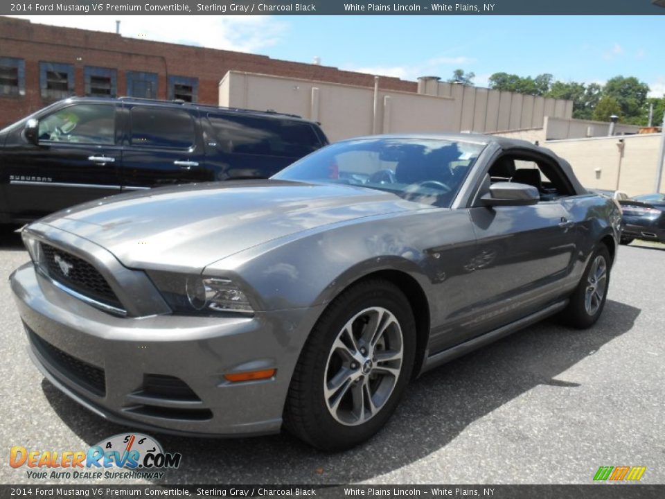 2014 Ford Mustang V6 Premium Convertible Sterling Gray / Charcoal Black Photo #9