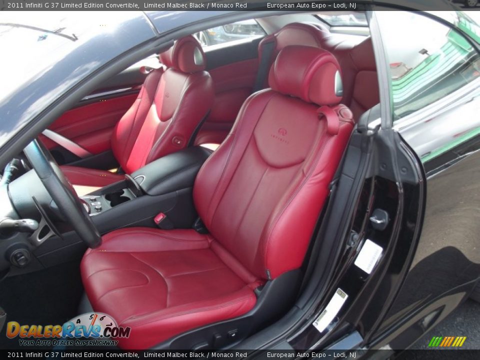 Front Seat of 2011 Infiniti G 37 Limited Edition Convertible Photo #9
