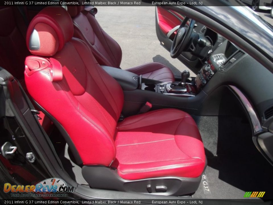 Front Seat of 2011 Infiniti G 37 Limited Edition Convertible Photo #11