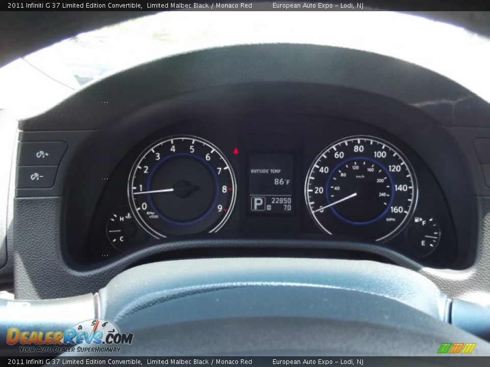 2011 Infiniti G 37 Limited Edition Convertible Gauges Photo #19