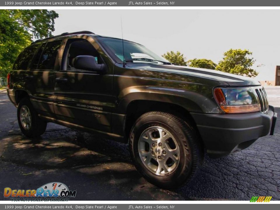 1999 Jeep Grand Cherokee Laredo 4x4 Deep Slate Pearl / Agate Photo #8