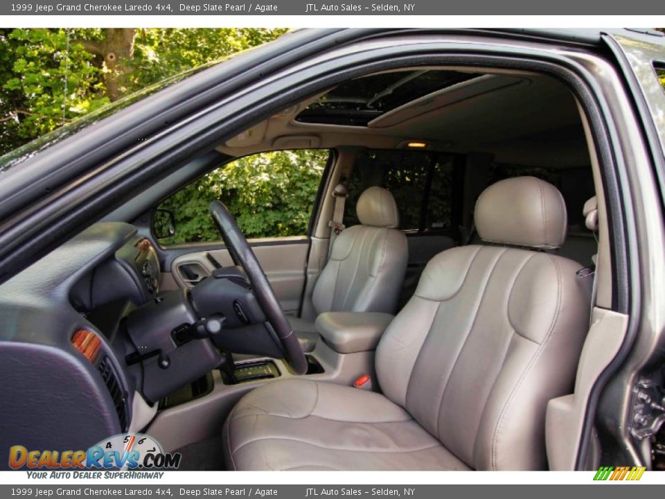1999 Jeep Grand Cherokee Laredo 4x4 Deep Slate Pearl / Agate Photo #10