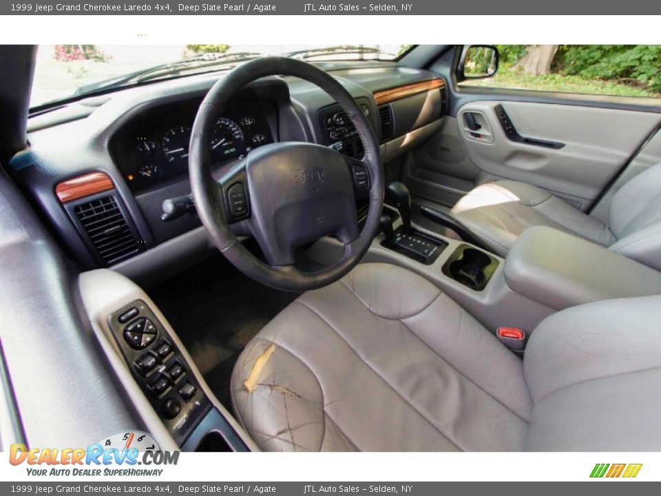 1999 Jeep Grand Cherokee Laredo 4x4 Deep Slate Pearl / Agate Photo #11