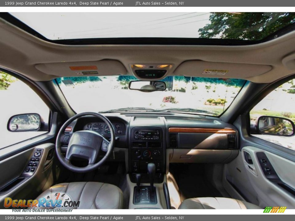 1999 Jeep Grand Cherokee Laredo 4x4 Deep Slate Pearl / Agate Photo #12