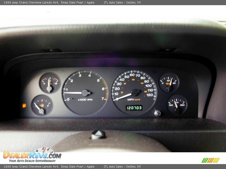 1999 Jeep Grand Cherokee Laredo 4x4 Deep Slate Pearl / Agate Photo #16