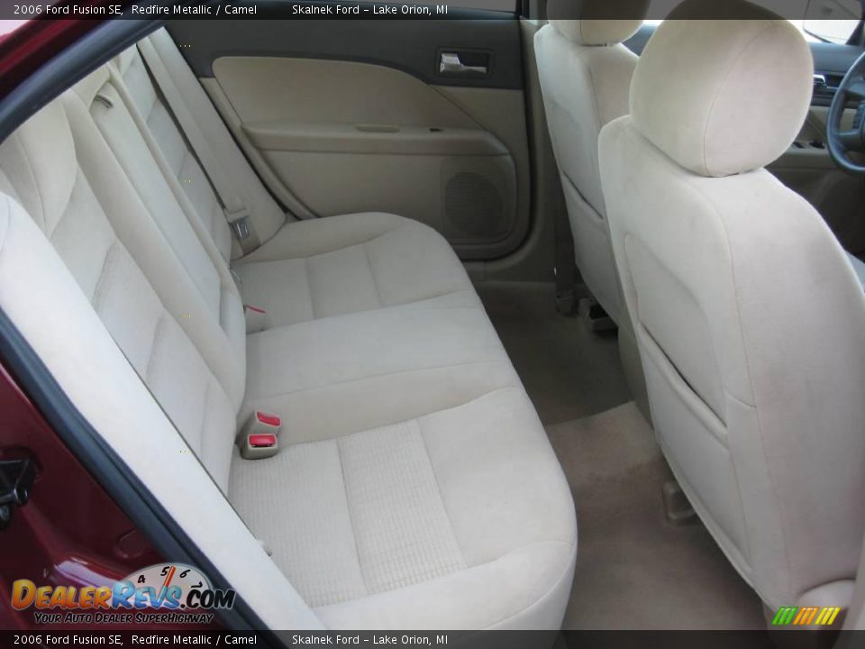 2006 Ford Fusion SE Redfire Metallic / Camel Photo #7