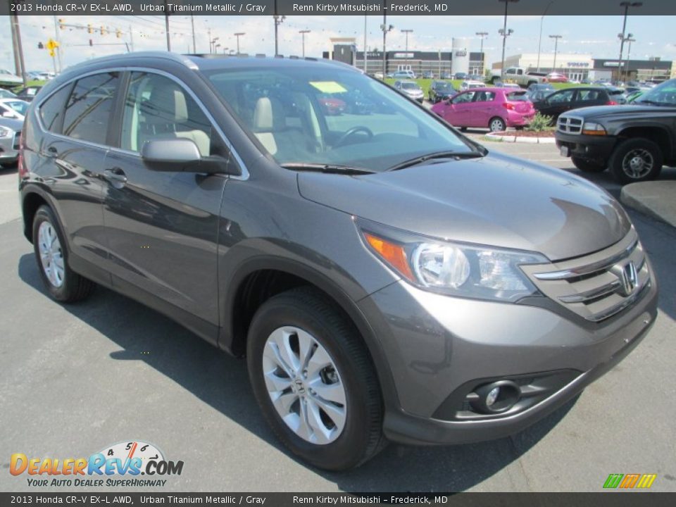 2013 Honda CR-V EX-L AWD Urban Titanium Metallic / Gray Photo #1