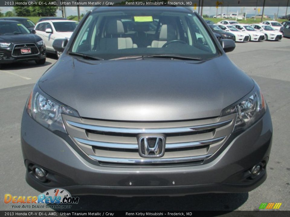 2013 Honda CR-V EX-L AWD Urban Titanium Metallic / Gray Photo #2