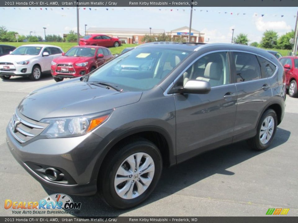 Front 3/4 View of 2013 Honda CR-V EX-L AWD Photo #3