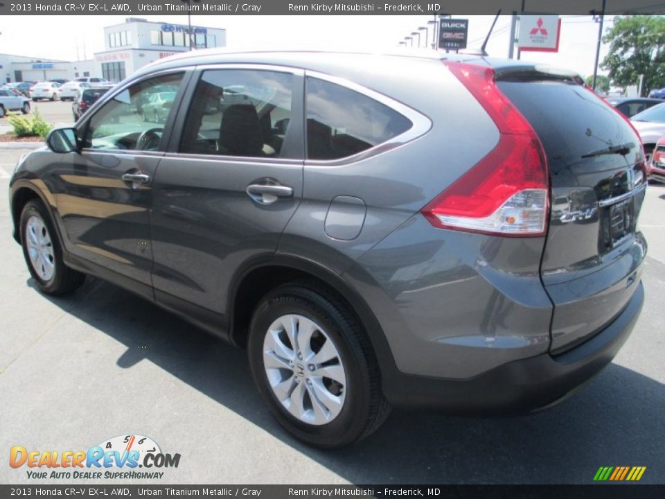 2013 Honda CR-V EX-L AWD Urban Titanium Metallic / Gray Photo #5