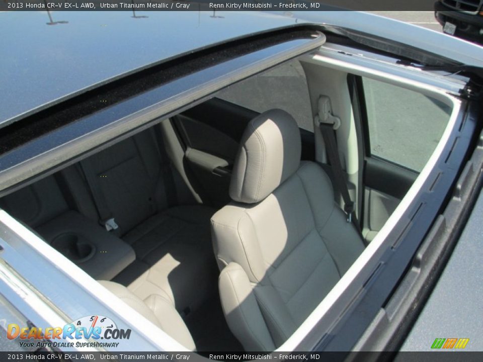 2013 Honda CR-V EX-L AWD Urban Titanium Metallic / Gray Photo #9