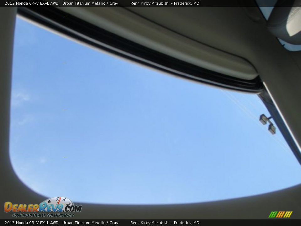 2013 Honda CR-V EX-L AWD Urban Titanium Metallic / Gray Photo #10
