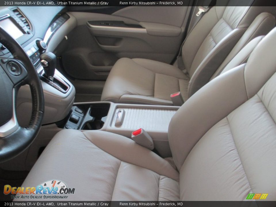 2013 Honda CR-V EX-L AWD Urban Titanium Metallic / Gray Photo #12