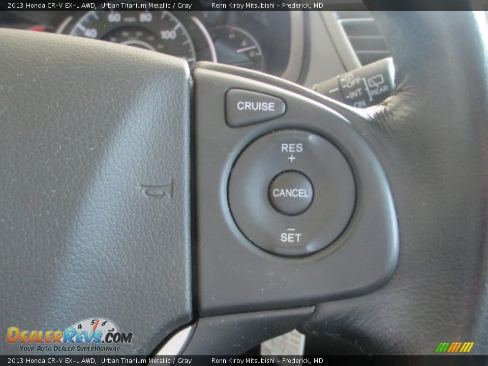 2013 Honda CR-V EX-L AWD Urban Titanium Metallic / Gray Photo #21