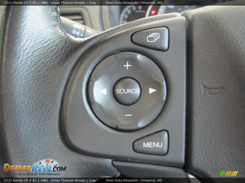 2013 Honda CR-V EX-L AWD Urban Titanium Metallic / Gray Photo #22