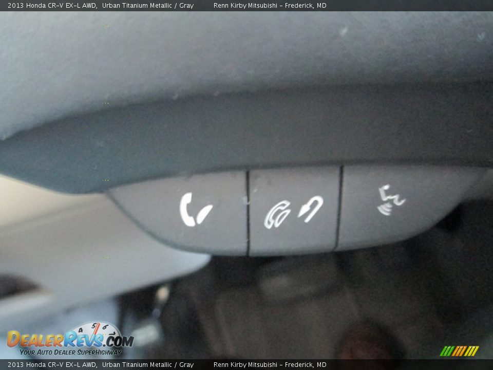 2013 Honda CR-V EX-L AWD Urban Titanium Metallic / Gray Photo #23