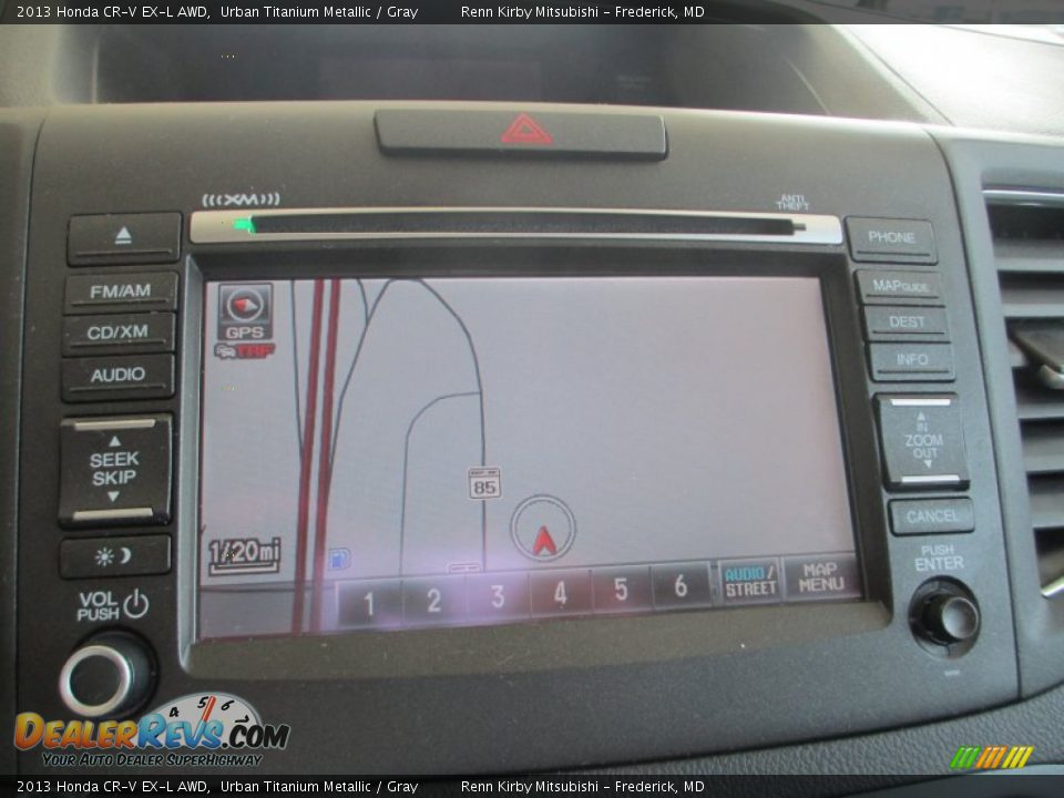 2013 Honda CR-V EX-L AWD Urban Titanium Metallic / Gray Photo #25