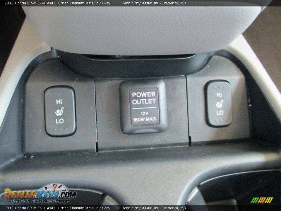 2013 Honda CR-V EX-L AWD Urban Titanium Metallic / Gray Photo #30