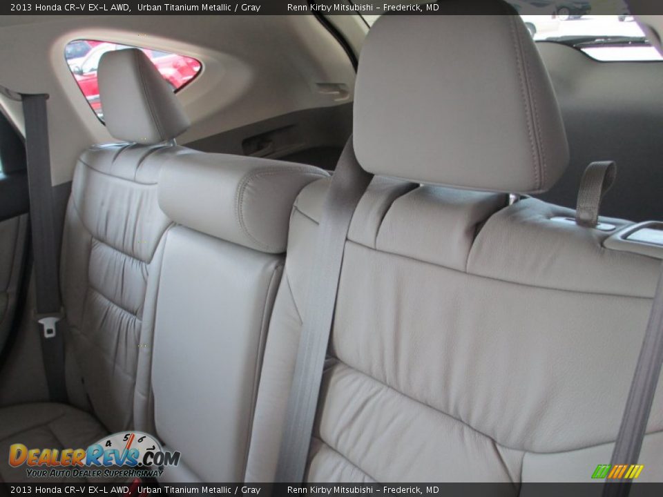 2013 Honda CR-V EX-L AWD Urban Titanium Metallic / Gray Photo #32