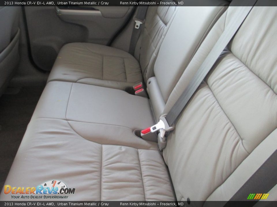 2013 Honda CR-V EX-L AWD Urban Titanium Metallic / Gray Photo #33