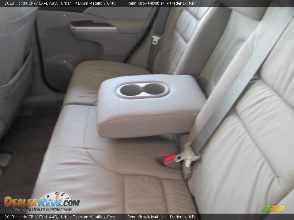 2013 Honda CR-V EX-L AWD Urban Titanium Metallic / Gray Photo #34