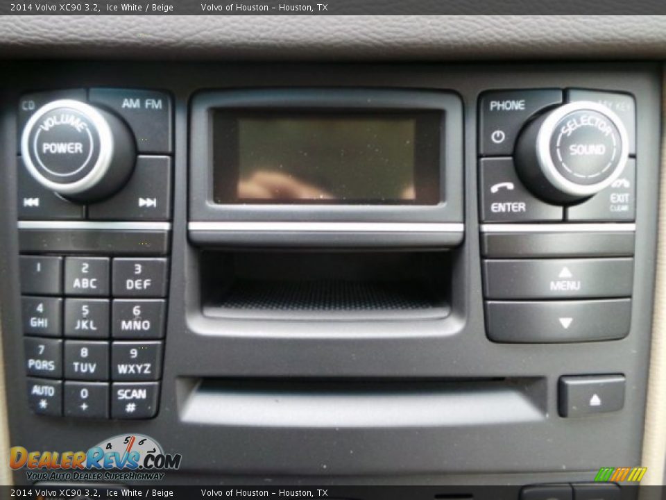 2014 Volvo XC90 3.2 Ice White / Beige Photo #15
