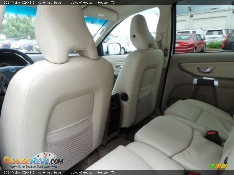 2014 Volvo XC90 3.2 Ice White / Beige Photo #19