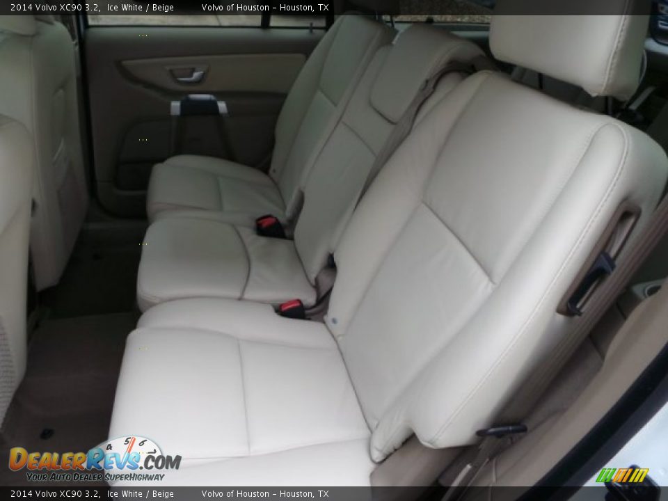 2014 Volvo XC90 3.2 Ice White / Beige Photo #20