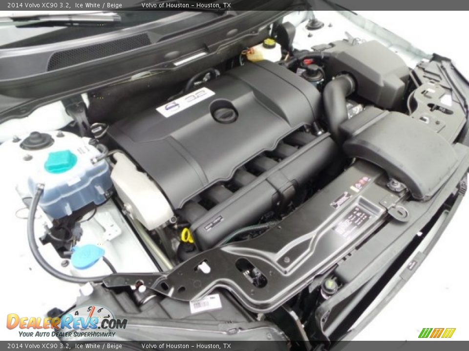 2014 Volvo XC90 3.2 Ice White / Beige Photo #25
