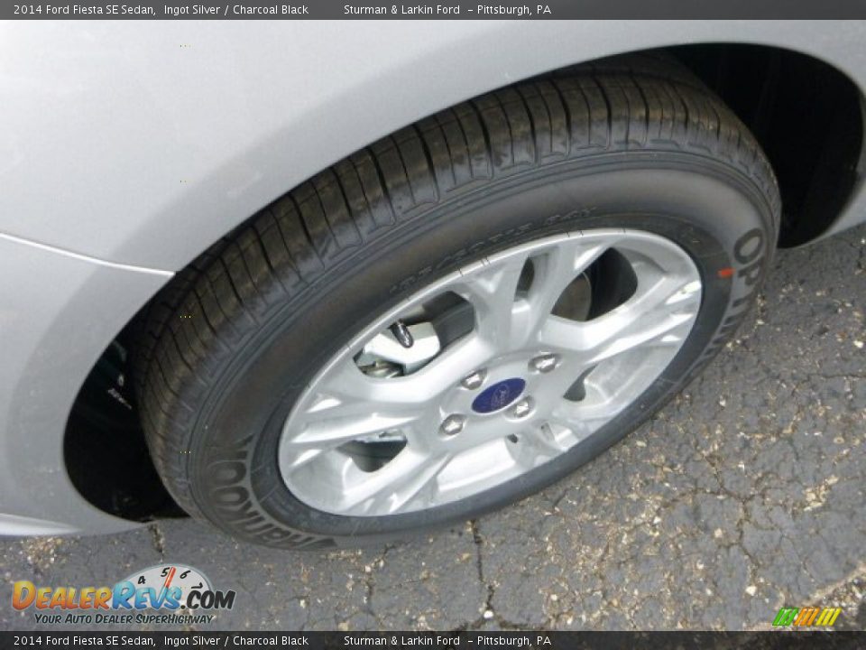2014 Ford Fiesta SE Sedan Ingot Silver / Charcoal Black Photo #7