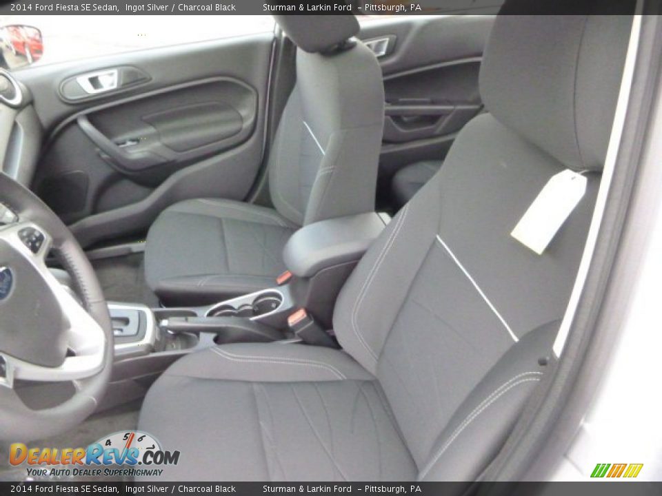 2014 Ford Fiesta SE Sedan Ingot Silver / Charcoal Black Photo #8