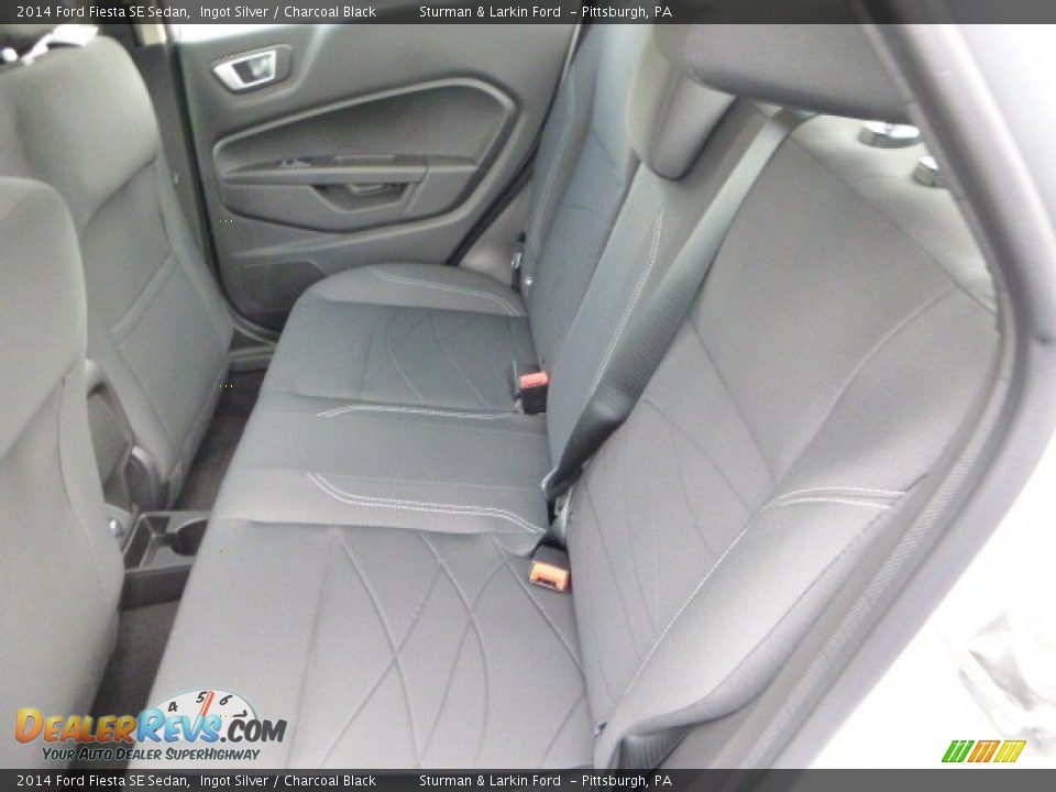 2014 Ford Fiesta SE Sedan Ingot Silver / Charcoal Black Photo #9