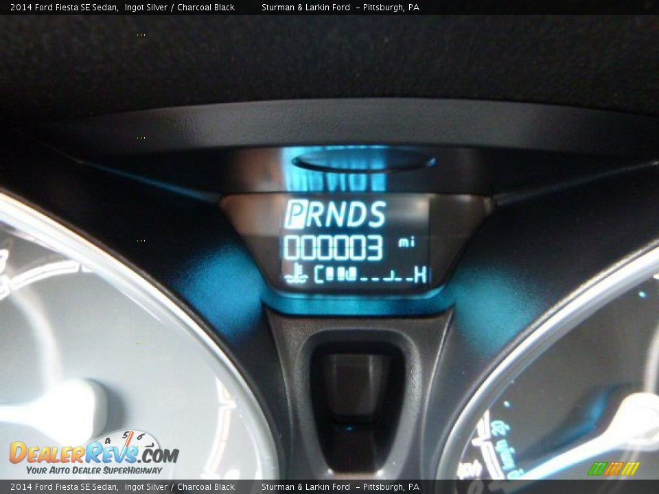 2014 Ford Fiesta SE Sedan Ingot Silver / Charcoal Black Photo #15
