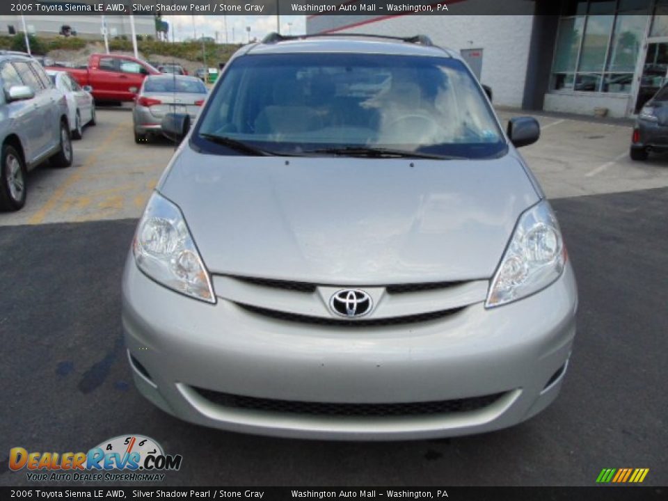 2006 Toyota Sienna LE AWD Silver Shadow Pearl / Stone Gray Photo #3