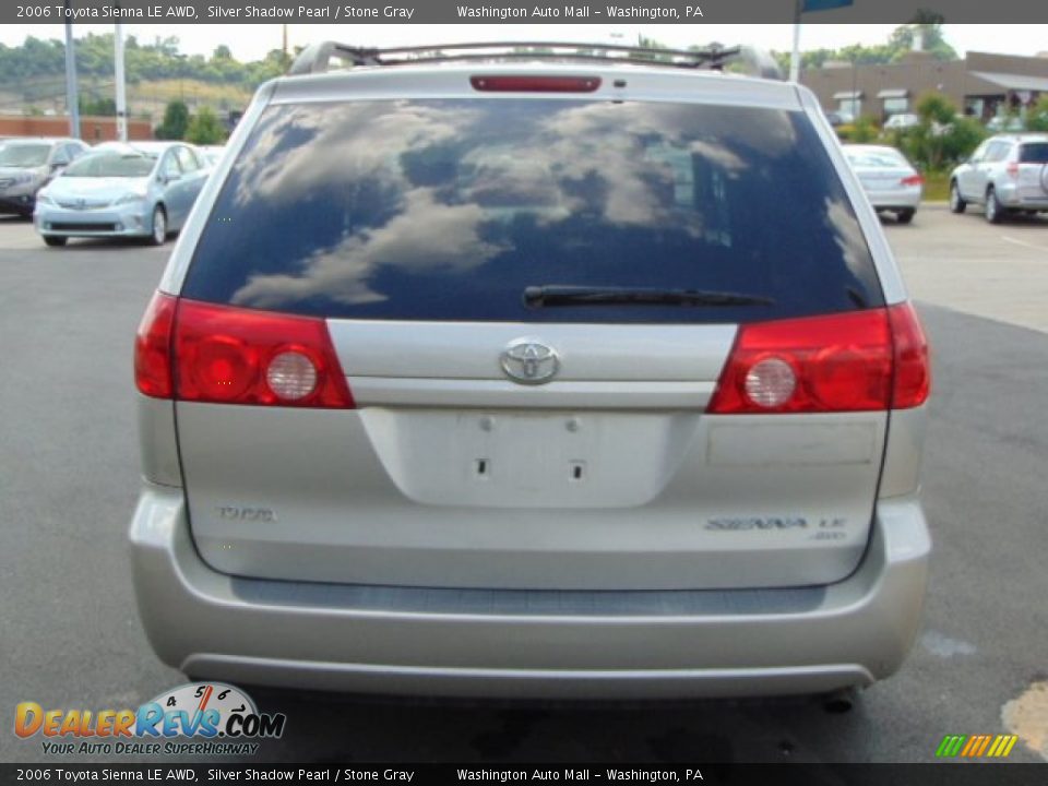 2006 Toyota Sienna LE AWD Silver Shadow Pearl / Stone Gray Photo #6