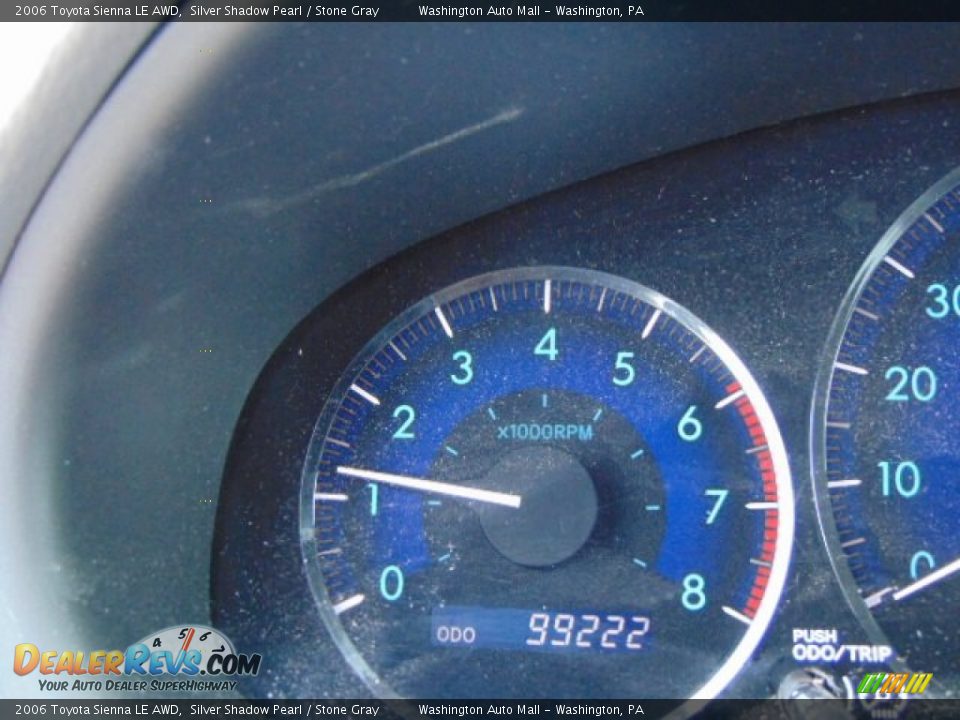 2006 Toyota Sienna LE AWD Silver Shadow Pearl / Stone Gray Photo #19