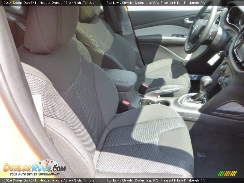 2014 Dodge Dart SXT Header Orange / Black/Light Tungsten Photo #7