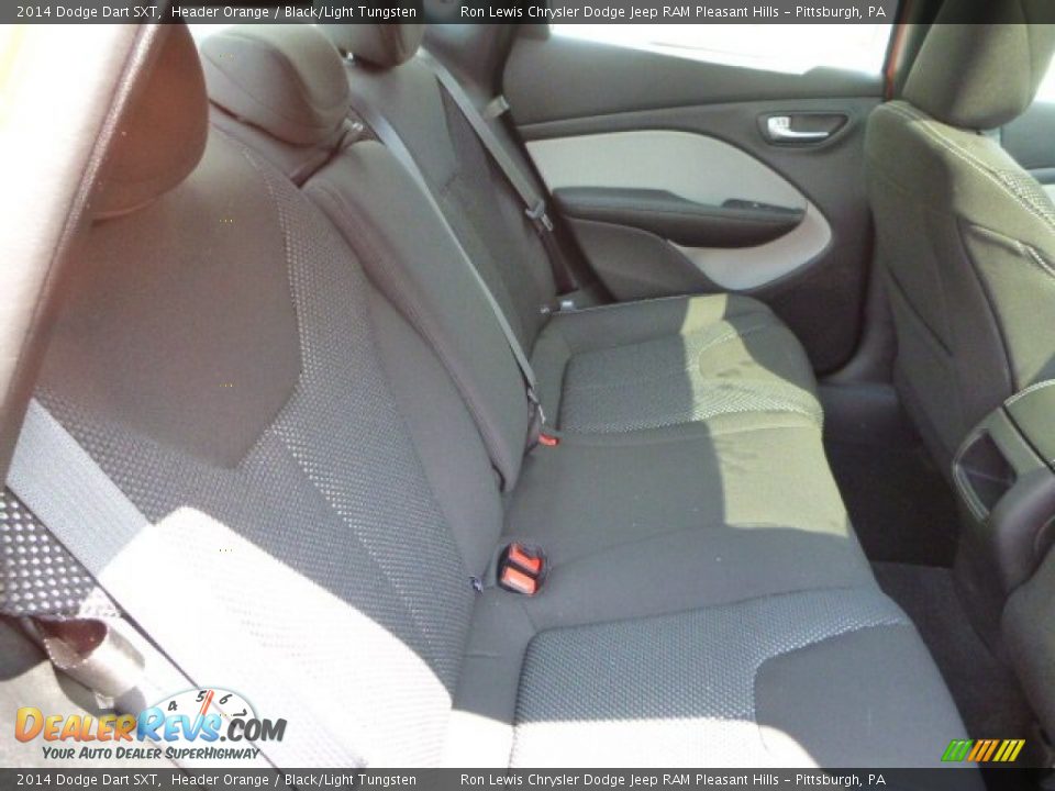 2014 Dodge Dart SXT Header Orange / Black/Light Tungsten Photo #10