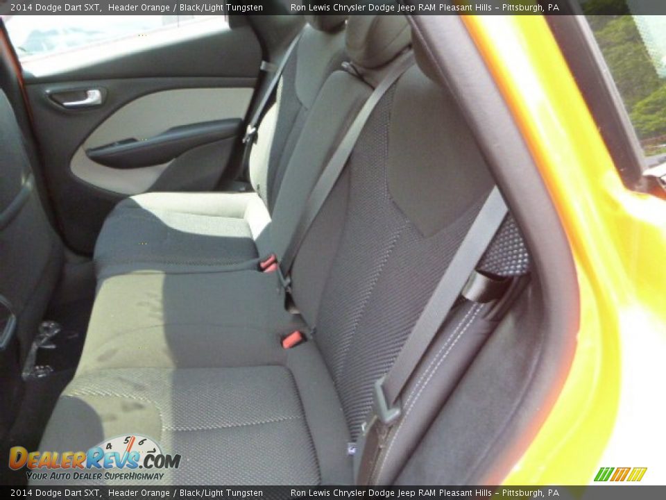 2014 Dodge Dart SXT Header Orange / Black/Light Tungsten Photo #12