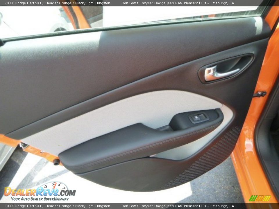 2014 Dodge Dart SXT Header Orange / Black/Light Tungsten Photo #14