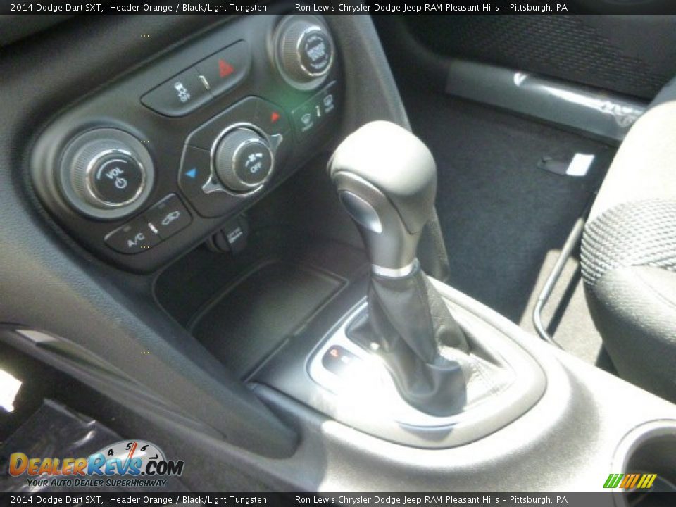 2014 Dodge Dart SXT Header Orange / Black/Light Tungsten Photo #16
