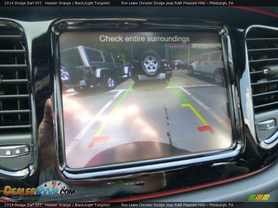 2014 Dodge Dart SXT Header Orange / Black/Light Tungsten Photo #19